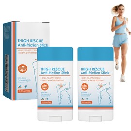 2pcs Anti-Reibungs Creme, Anti Wundreiben Stick, Schutzbalsam Oberschenkel, Verhindert Reibung, Scheuern Und Hautirritationen Gegen Wundreiben, Anti Scheuer Balsam für Ferse, Unterarm, Oberschenkel