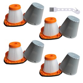 4 packs N900287 HEPA Filter Compatible with BLACK+DECKER 20V MAX POWERCONNECT Handheld Vacuum Models BCHV001C1, BCHV001B, Fits for CRAFTSMAN V20 Cordless Hand Vac CMCVH001B Filters