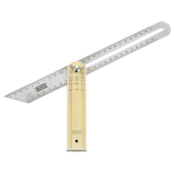 alyco 197398 – Bevel Square Stainless Steel Handle Aluminium 250