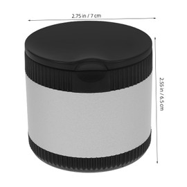 PACKOVE Metal Ashtray for Car Ash Tray with Lid Sturdy and Lightweight Present for Friends and Family