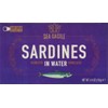 Sea Castle Skinless and Boneless Sardines in Water, 4.4oz (12
