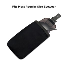 ALPAKA ALPAKA HUB Sunglasses Pouch - Microfibre Lined Stretch Holder with Anti Scratch Nylon 840D Weatherproof Fabric Travel Glasses Small Organizer Men & Women - HUB Clip Attaches Backpack Strap