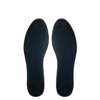 PECARI 100% Genuine Leather Black Shoe Insoles with Breathable Active