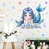 ANHUIB Mermaid Wall Sticker Decoration