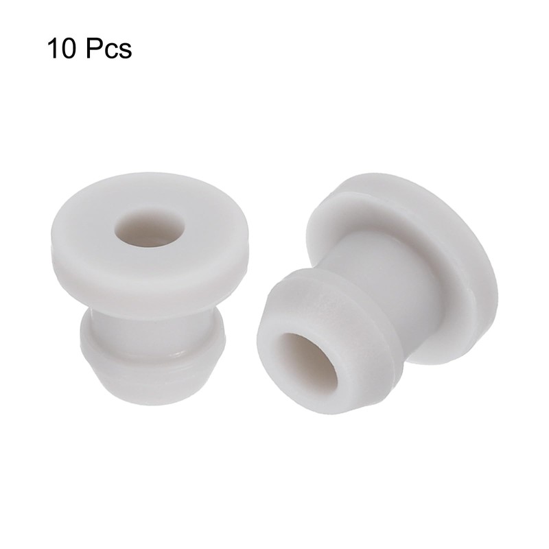 QUARKZMAN Pack of 10 Snap Rubber Grommet Connector Mounting Diameter