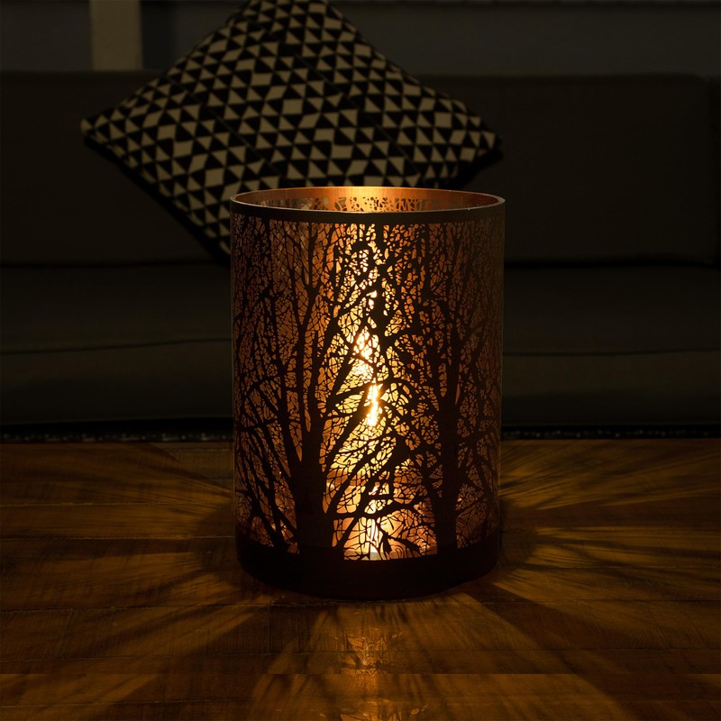 Alpine Corporation Indoor/Outdoor Branching Tree Decor with Warm White Tungsten