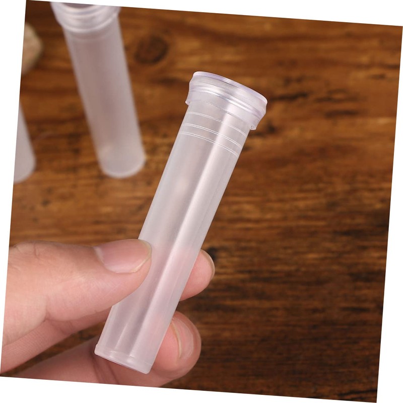 Mipcase 100Pcs Transparent Plant Vases Flower Tubes for Desktop Terrarium