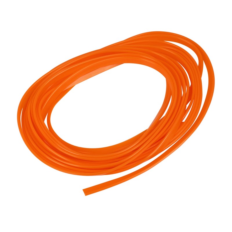 X AUTOHAUX Car Orange Trim Strip Line Door Edge Seal