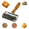 Yallmie Lattice Pastry Cutter, Pastry Lattice Cutter Stainless Steel Lattice
