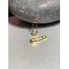 chanceamz 14K Gold Plated 925 Sterling Silver Safety Pin Minimalist