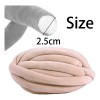 Hilo Grueso, Hilo Tubular Gigante Para Tejer Con Beige