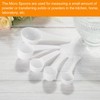 MECCANIXITY Micro Spoons 3 Gram Measuring Scoop Plastic Round Bottom