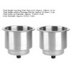 Boat Cup Holder,2Pcs Universal Marine Boat Cup Holder,Stainless Steel Cup