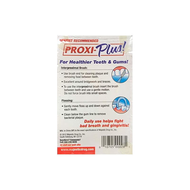 Proxi-Plus Disposable Flossers 30 Ea (2 Pack)
