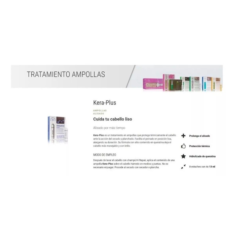 Salerm Ampolletas Kera Plus Salerm Estuche 32pzs