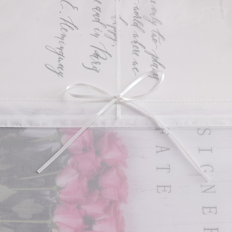 Thinkbay roman blind tab-top curtains, with 7 colours and 5