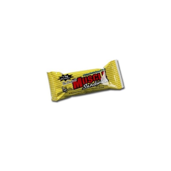 Muscle Foods Muscle Sandwich Bars, Peanut Butter Graham, 2-Ounce Bars