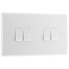 Nexus 4 Gang 2 Way 10A Switch White
