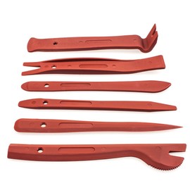 maxxcount 6 Piece Mounting Lever Set Car Tuning Car HiFi (Red) Heavy Duty Assembly Tool