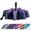 LANBRELLA Umbrella Compact Inverted Folding Umbrellas Auto Open Auto Close