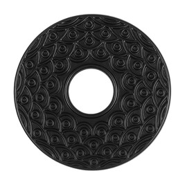 Reseralife Cast Iron Trivet for Teapot - Sturdy - Non Slip - Black