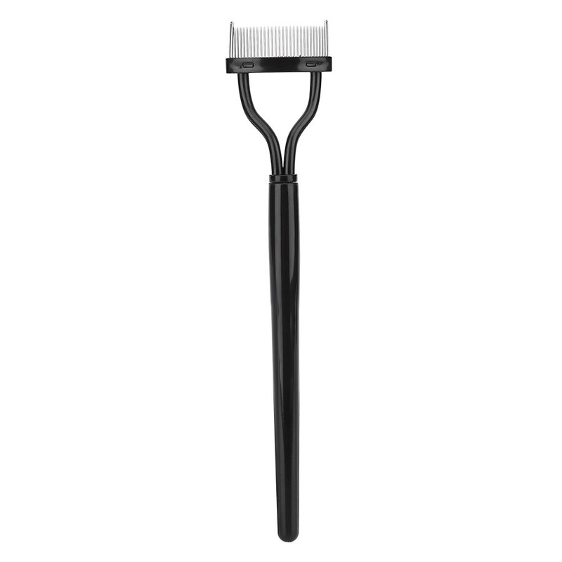 Peine para pestañas, Cepillo para cejas con rimel de aguja