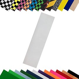 Turbo 9 x 33 Inch Skateboard Grip Tape Sheet White