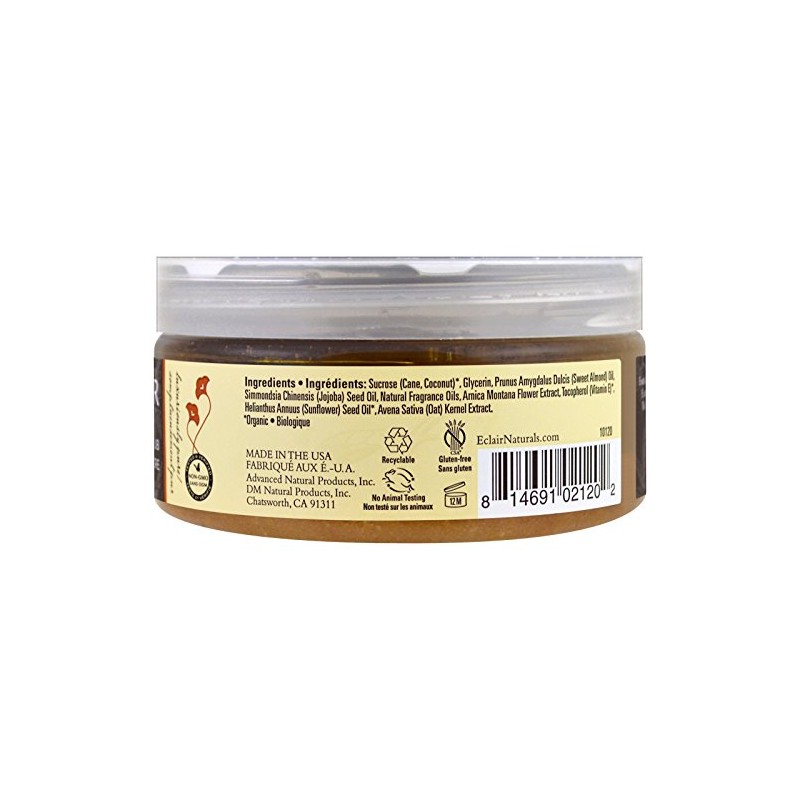 Eclair Naturals Sugar Scrub Creamy Coconut 9 oz