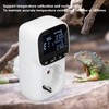 Digital Thermostat Output Backlit Display Plug-in Temperature Controller Heating Cooling