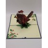 Unbranded Pop Up Merry Christmas Cardinal Greeting Card #68