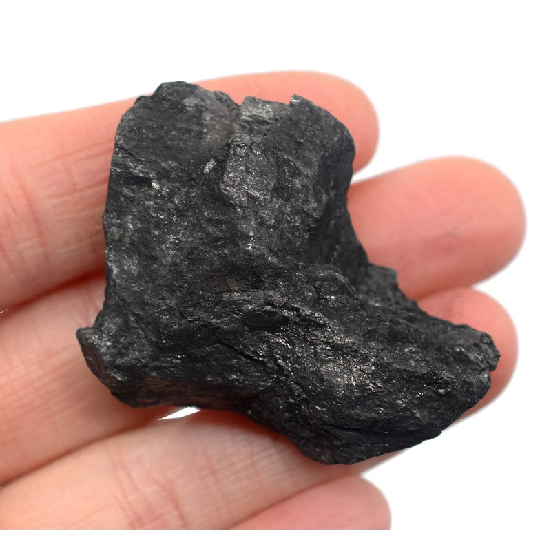 Raw Graphite, Pure Carbon Specimen - Approx. 1" - Geologist