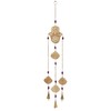 Deco 79 41420 Eclectic Mango Wood Windchime, LARGE SIZE, Brown