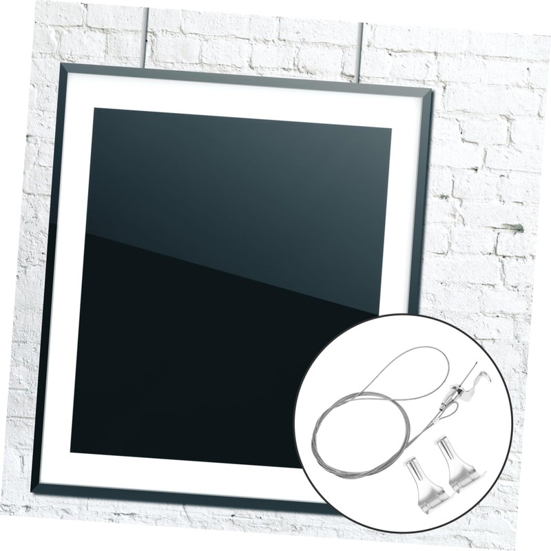 COHEALI 2 Sets Stainless Steel Picture Hanging Wire Kit Adjustable