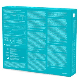 EUROPAPA® 200 x Disposable Nitrile Gloves Powder-Free Examination Gloves EN455 EN374 Latex-Free Disposable Gloves Available in Sizes S, M, L & XL (S, Light Blue)