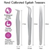 SIVOTE Lash Tweezers for Eyelash Extensions for Volume, Isolation &