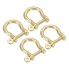 PATIKIL D-Ring Shackle, Pack of 4, 15 mm Inner Width,