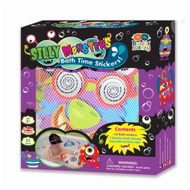 Buddy & Barney Bath Stickers--Silly Monsters