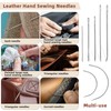 Ftyiwu Waxed Thread, Upholstery Needle and Thread 32 Yards with