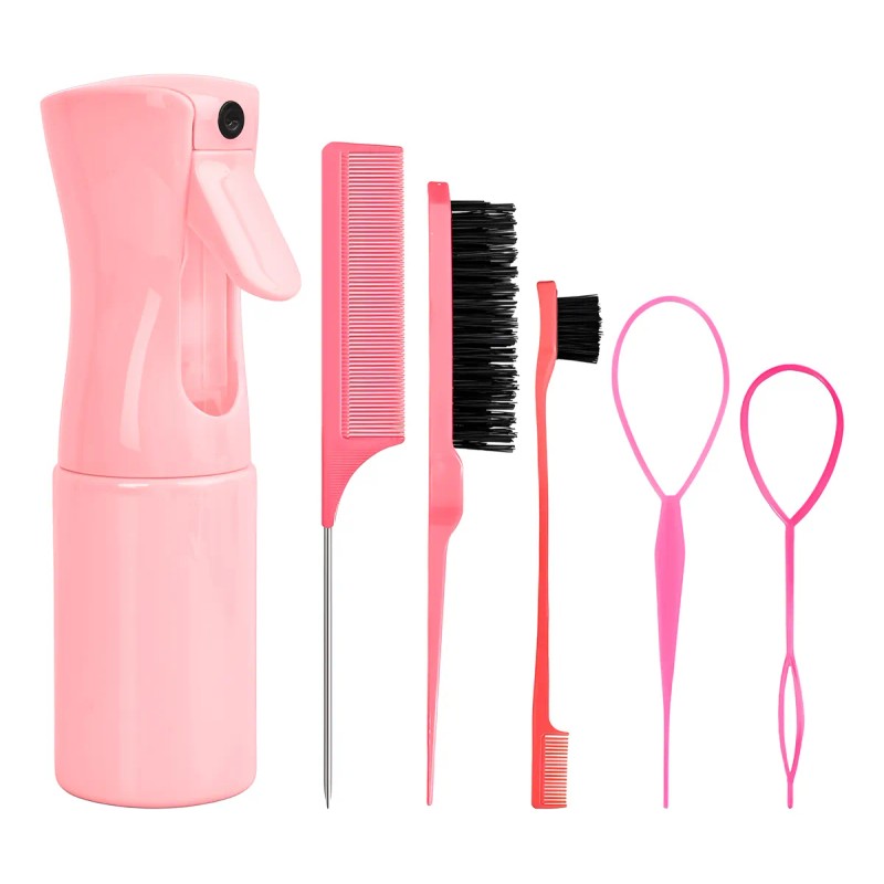 Kit De Peines Regadera Pinzas De Cabello Peines Cepillo Set