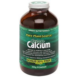 Green Nutritionals GreenCALCIUM 250g powder - Vegan Vegetarian Friendly
