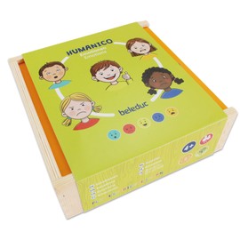 Beleduc - HUMANICO Puzzle Emotions - Feelings Round Puzzle Set for Children