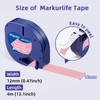 Markurlife Label Tape Compatible with DYMO Letratag Label Tape Plastic