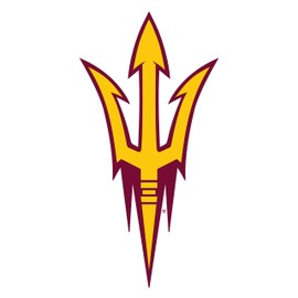 Craftique Arizona State Sun Devils Decal (REF Pitchfork Decal (4"), 4 in)
