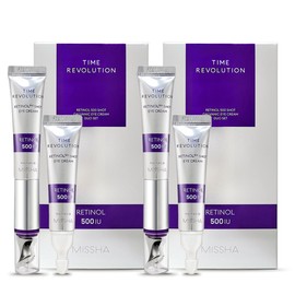 Missha Time Revolution Retinol 500 Shots Galvanic Eye Cream Duo Set (2 Pieces) / 미샤 타임 레볼루션 레티놀 500샷 갈바닉 아이크림 듀오세트 2개