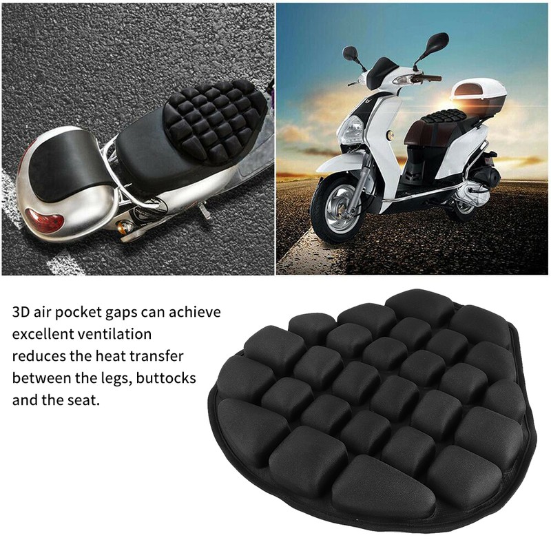 TPU Seat Cushion 3D Inflatable Air Pad Cooling AntiVibration Pressure