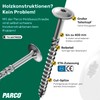 PARCO Flat Head Screws 6 x 100 mm, Pack of