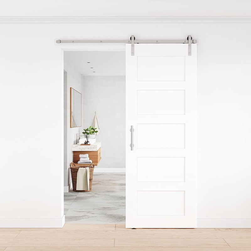 WINSOON 2 Pack12 Sliding Barn Door Handles Hardware with Flush