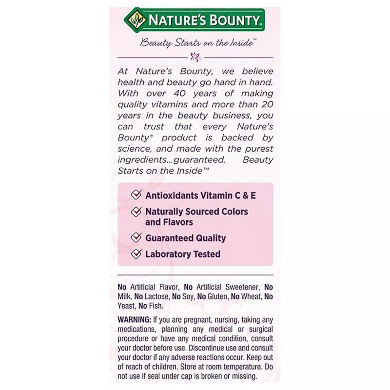 Nature's Bounty Hair, Skin and Nails, 230 Gummies (2 Pack)