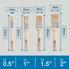 Harris Trade Paint Brush Multi-Pack, Pack of 5, 0.5", 1",