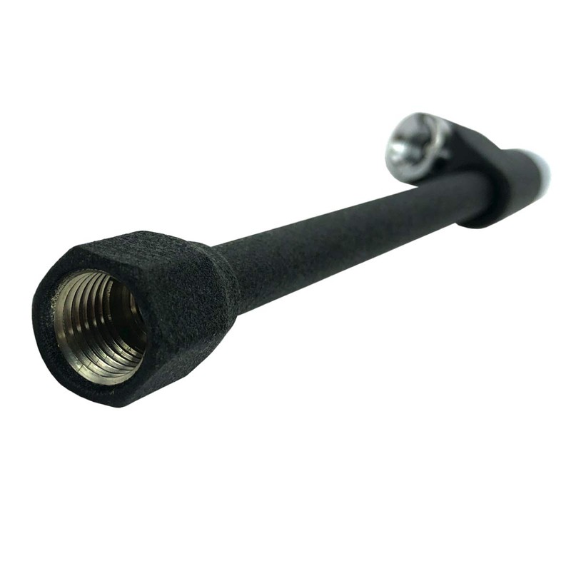 HALTEC CH-350-LO Black Reverse Tilt Dual Foot Lock On Air